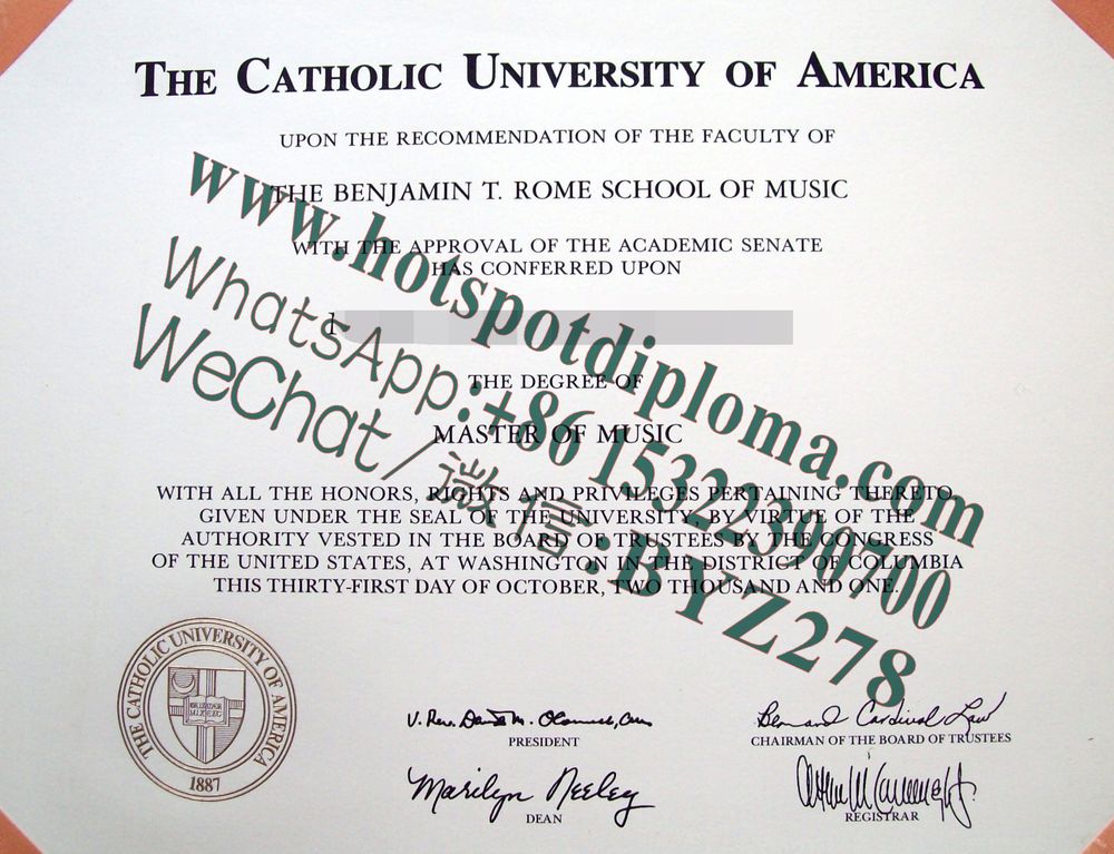 Fake Catholic University of America Diploma makers Fake Catholic University of America Diploma makers