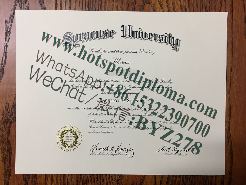 Fake Diploma of Syracuse University makers Fake Diploma of Syracuse University makers