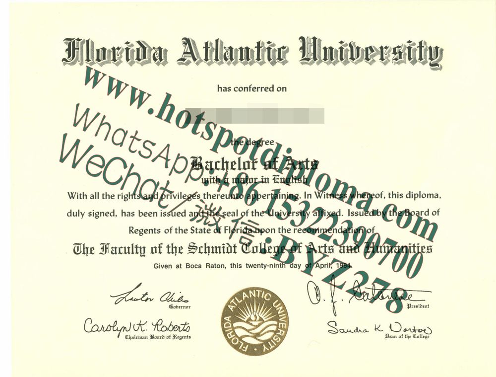 Fake Florida Atlantic University Diploma makers Fake Florida Atlantic University Diploma makers