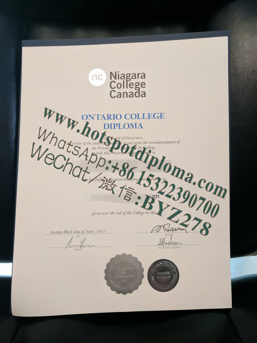 Fake Niagara College Diploma sample certificate Fake Niagara College Diploma sample certificate