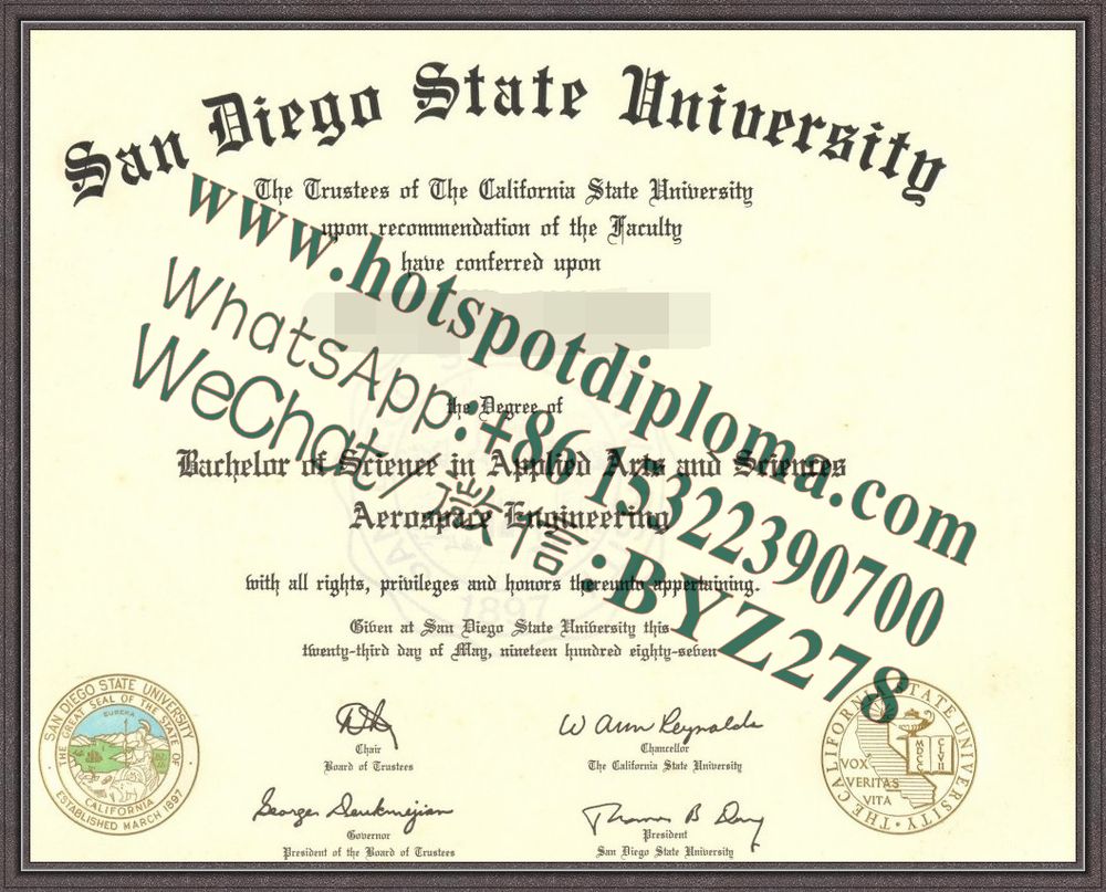 Fake San Diego State University Diploma makers Fake San Diego State University Diploma makers