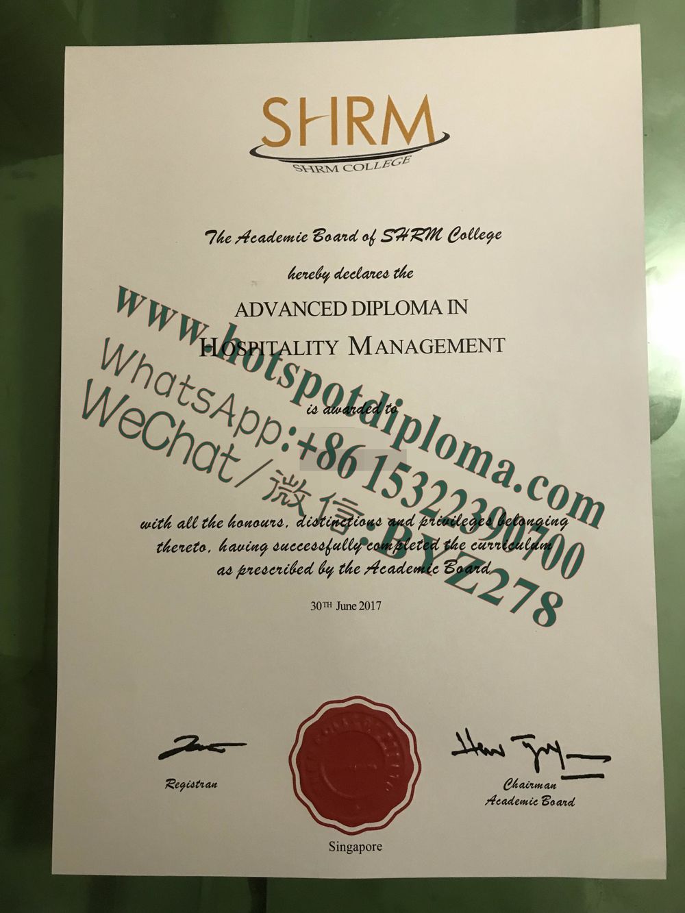 Buy Fake SHRM Certificate