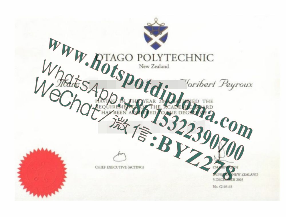 Buy Otago Polytechnic Diploma Online Buy Otago Polytechnic Diploma Online