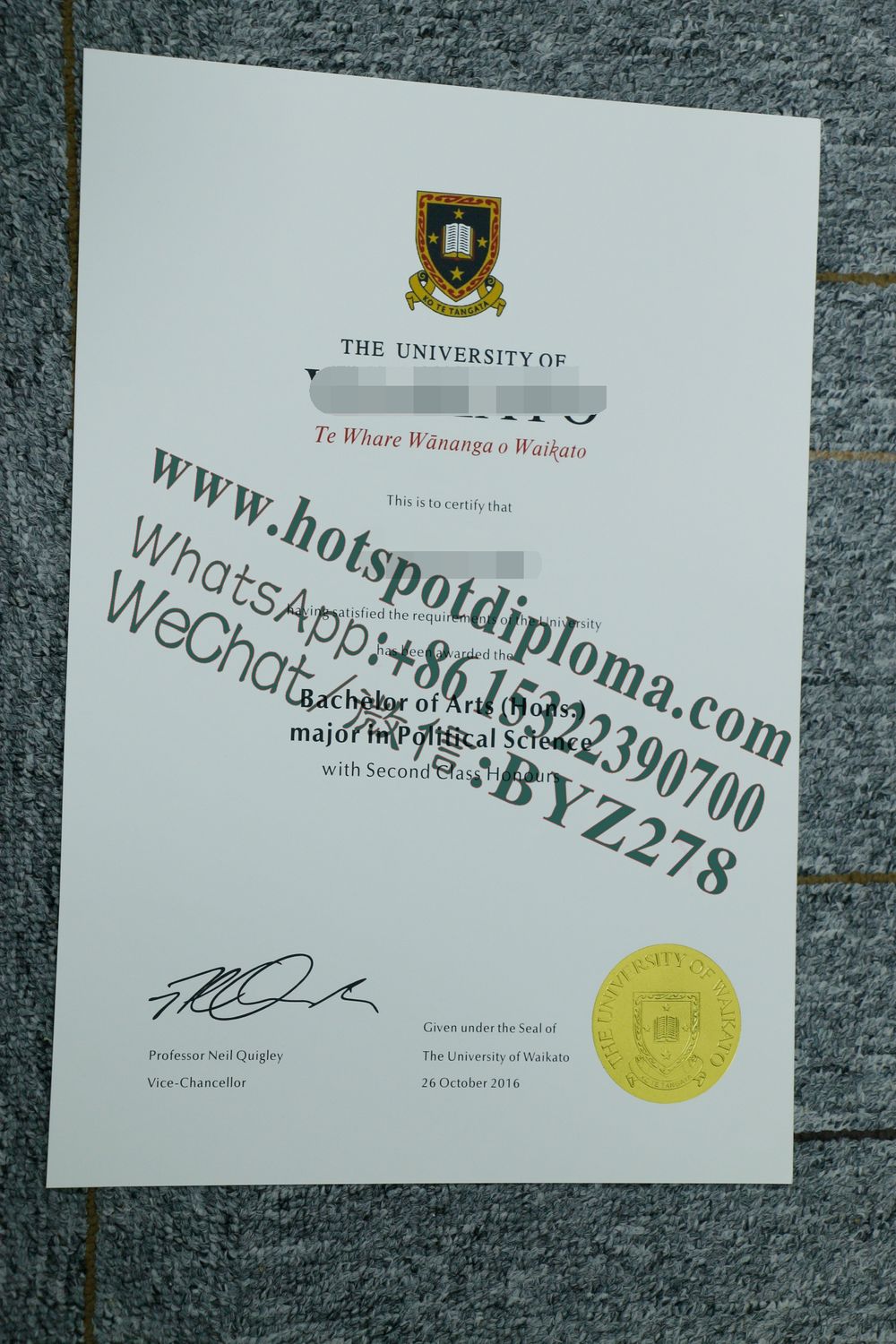 Buy The University of Waikato Diploma Online Buy The University of Waikato Diploma Online