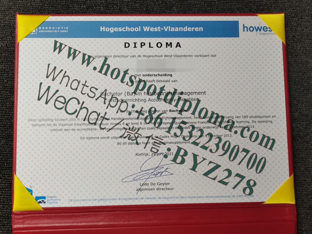 Buy fake Ghent University Diploma