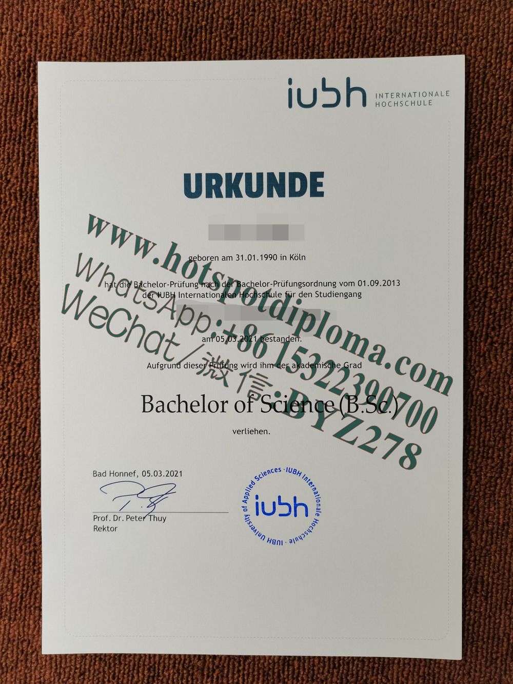 Buy fake Vilnius University Diploma