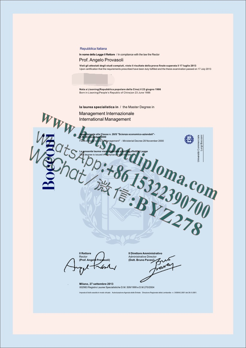 Buy fakeBuy fakeBocconi University Diploma Online Online