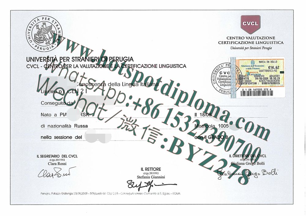 Buy fakeDiploma of the University of Perugia Online