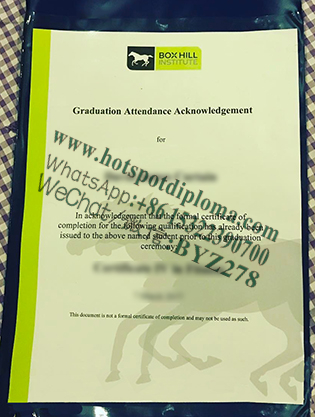 Fake Box Hill College Diploma