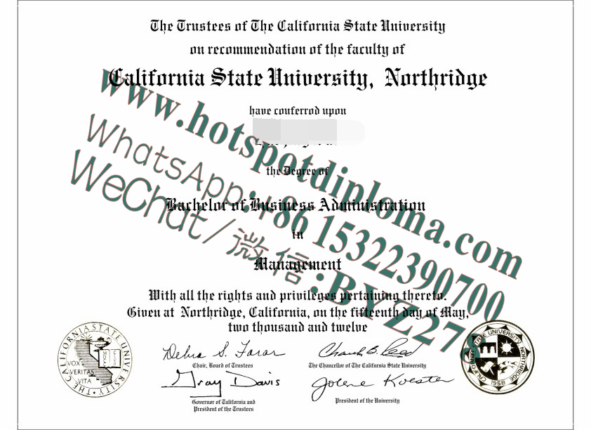Fake Diploma from University of Californi Northridge makers Fake Diploma from University of Californi Northridge makers