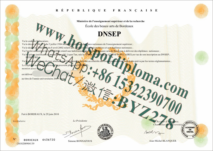 Fake Diploma of the Bordeaux National School of Fine Arts makers Fake Diploma of the Bordeaux National School of Fine Arts makers