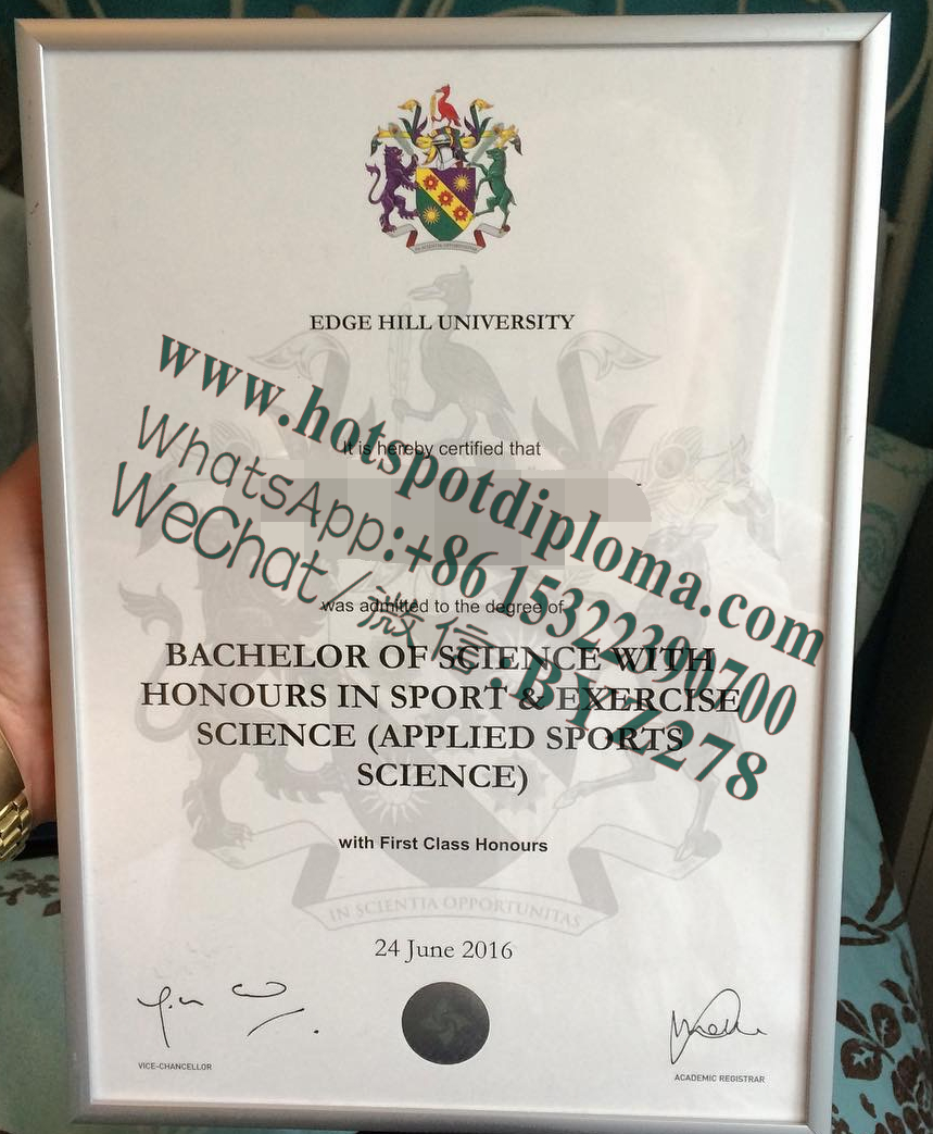 Fake Edge Hill University Diploma