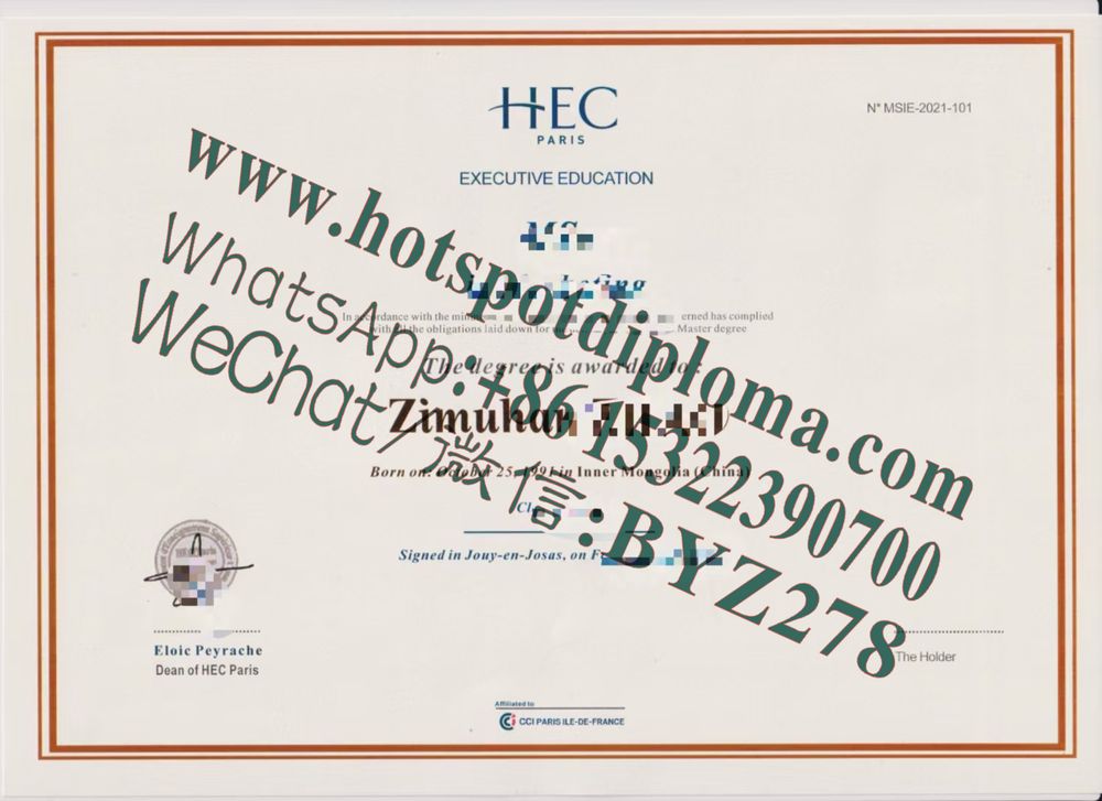 Fake HEC Paris Diploma makers