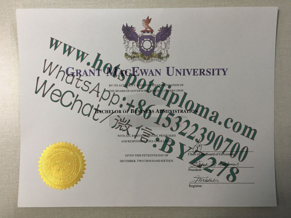 Fake MacEwan University Diploma certificate Fake MacEwan University Diploma certificate