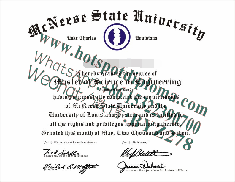 Fake McNeese State University sample makers Fake McNeese State University sample makers