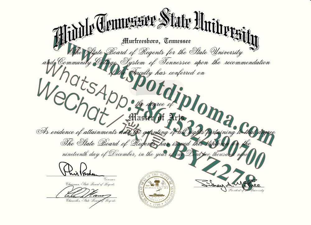 Fake Middle Tennessee State University Diploma makers Fake Middle Tennessee State University Diploma makers