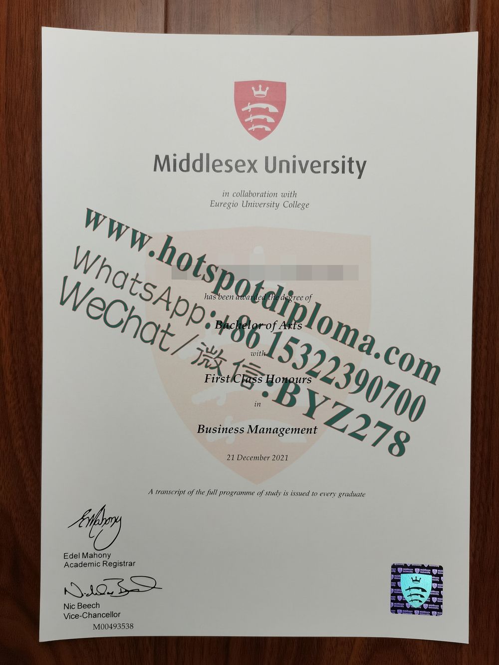 Fake Middlesex University Diploma sample certificate certificate Fake Middlesex University Diploma sample certificate certificate