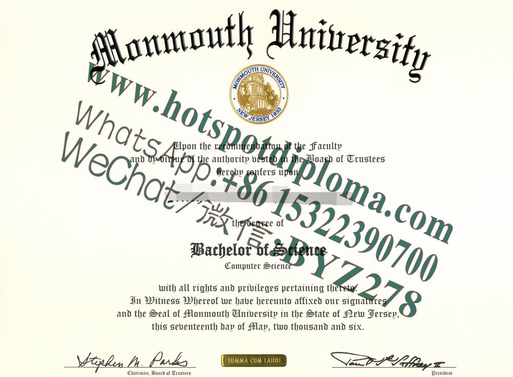 Fake Monmouth University Diploma makers