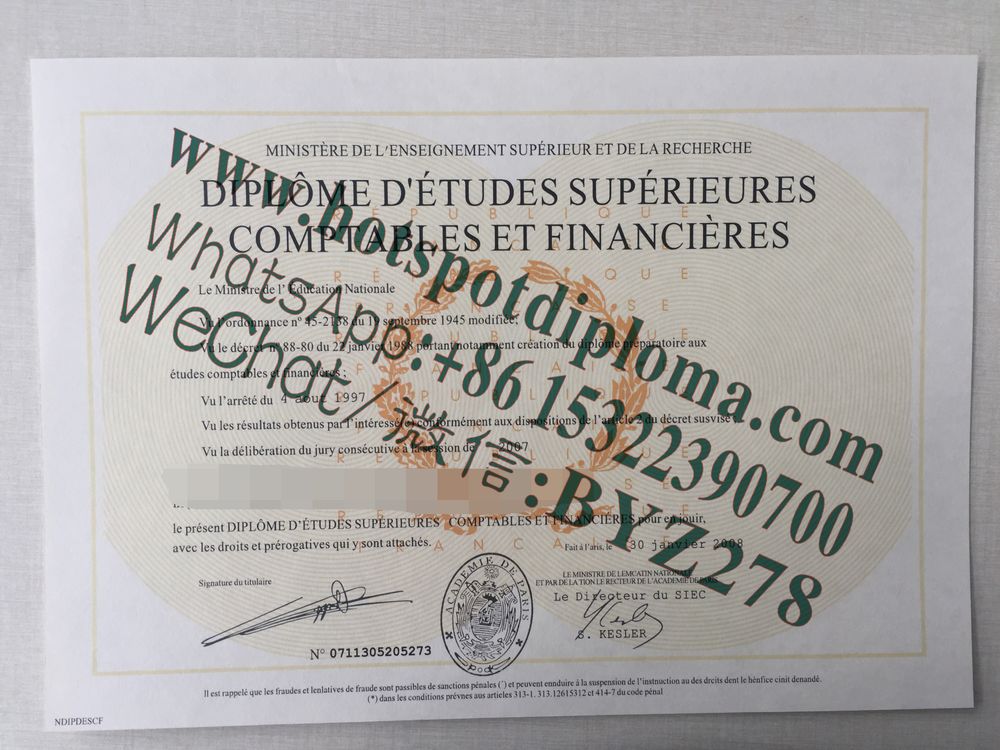 Fake Paris College Diploma makers