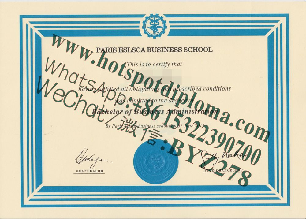 Fake Paris Ville Supérieure of Business Administration Diploma makers