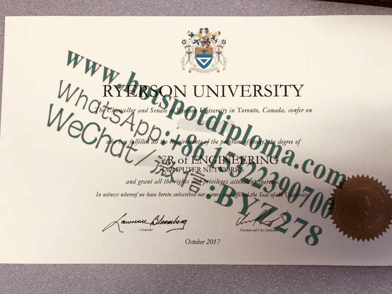 Fake Ryerson University Diploma certificate Fake Ryerson University Diploma certificate