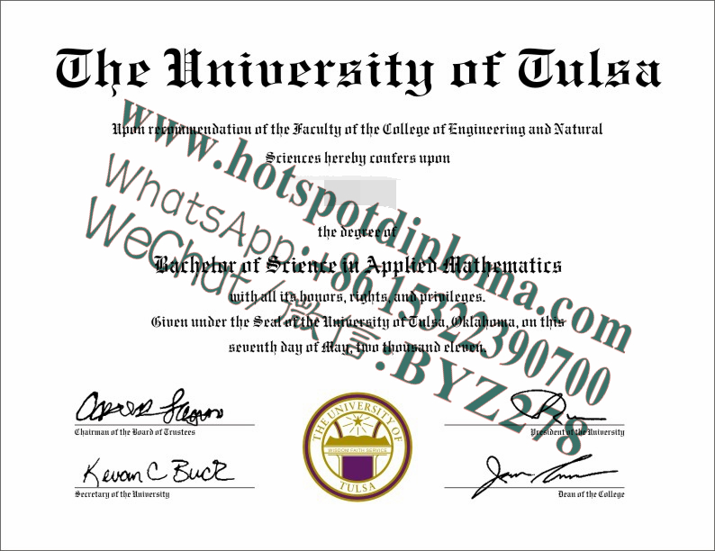 Fake The University of Tulsa Diploma makers Fake The University of Tulsa Diploma makers