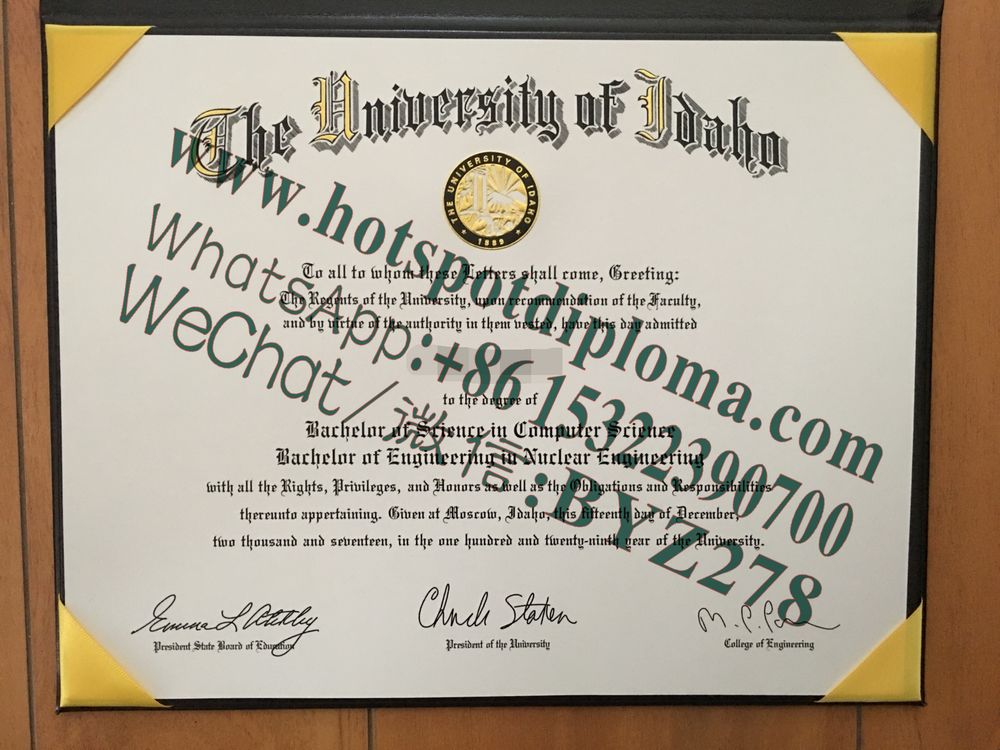 Fake University of Idaho Diploma makers Fake University of Idaho Diploma makers