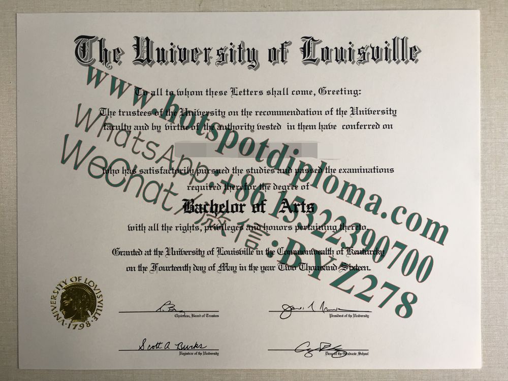 Fake University of Louisville Diploma makers
