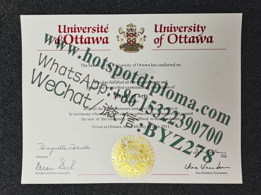 Fake University of Ottawa Diploma certificate Fake University of Ottawa Diploma certificate