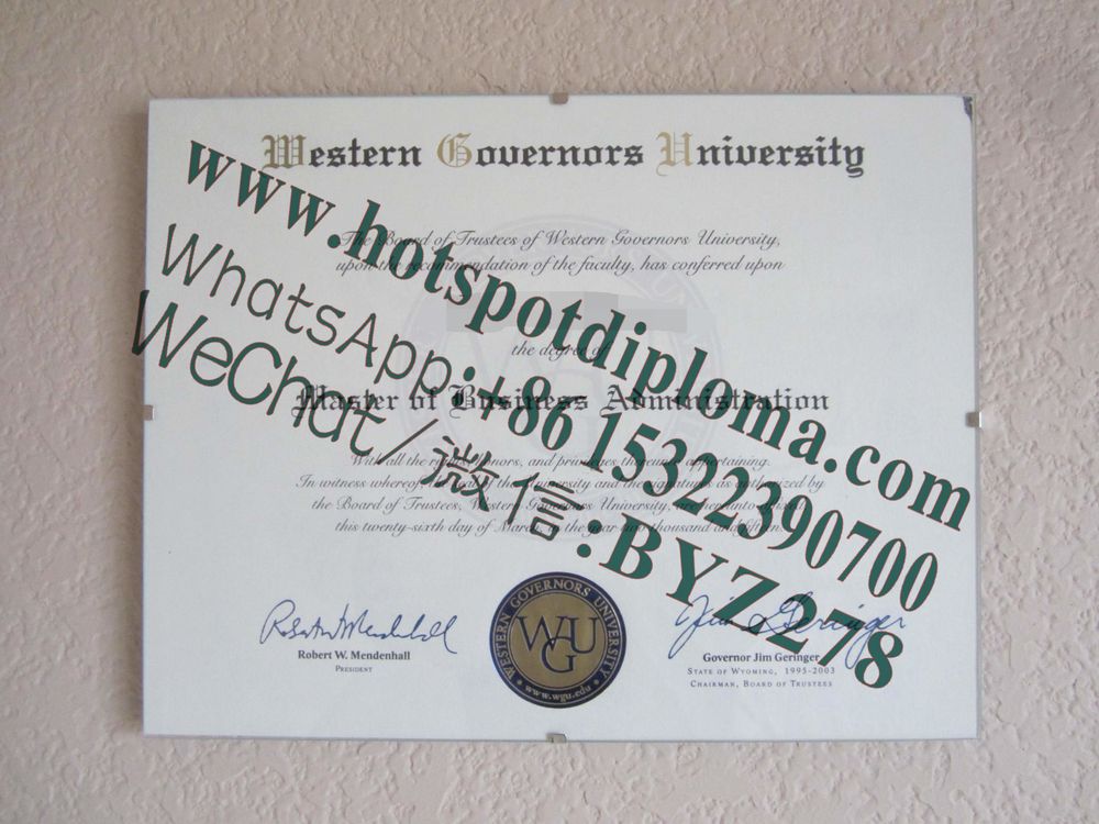 Fake Western Governors University Diploma makers Fake Western Governors University Diploma makers
