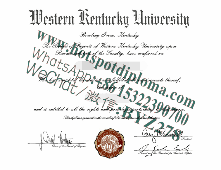Fake Western Kentucky University Diploma makers Fake Western Kentucky University Diploma makers