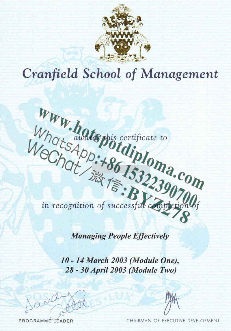 Fake cranfield school of management Diploma certificate certificate Fake cranfield school of management Diploma certificate certificate