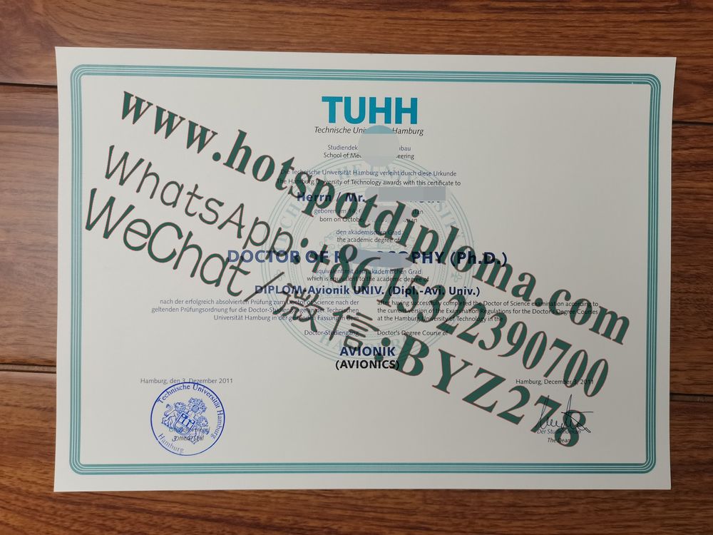 How Buy Hamburg University of Technology Diploma certificate