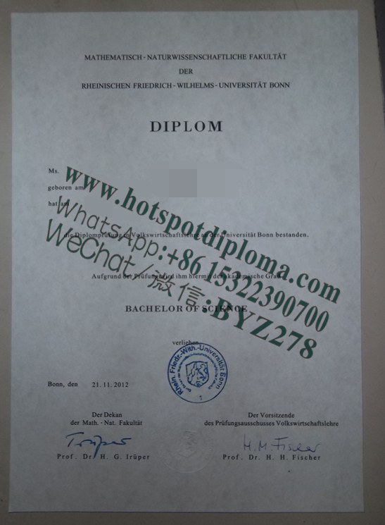 How Buy University of Bonn Diploma certificate