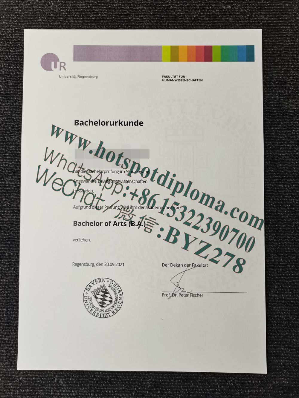 How Buy University of Regensburg Diploma certificate How Buy University of Regensburg Diploma certificate