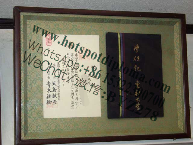 Make fake Toho University Omori Campus Diploma